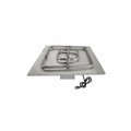 The Outdoor Plus 18 x 18 Square Flat Pan & 12 Square Stainless Steel Burner - Plug & Play Electronic Ignition OPT-999BP18E110